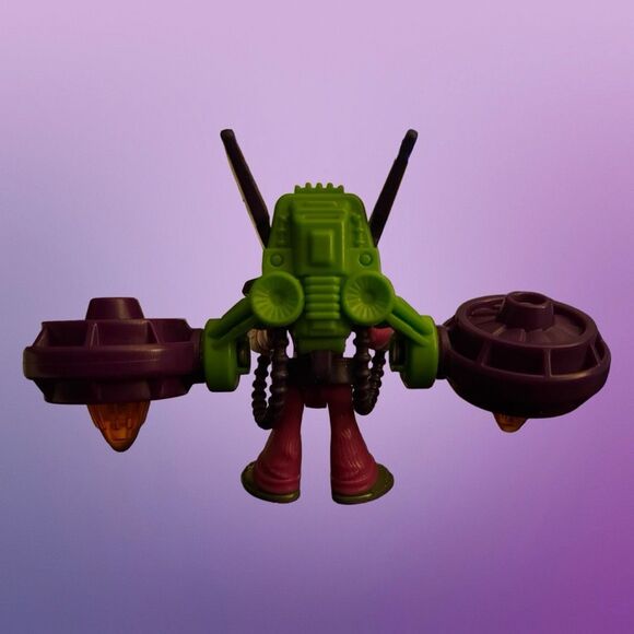 Imaginext DC Super Heroes Joker Gotham Batman BatCycle Glider Wings Jet Pack - Picture 5 of 13